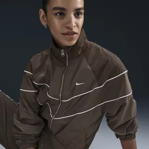 Chaqueta impermeable con cremallera tejida amplia UV mujer Nike image-3