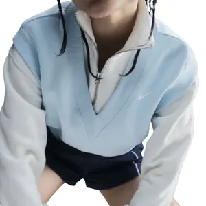 Damesjas zonder mouwen met v-hals Nike Phoenix Fleece image-1