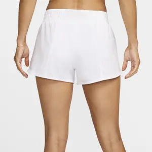 Calções de cintura média para mulher com calção interior integrado Nike One Swoosh Dri-FIT image-3