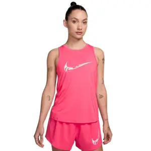 Damski wzorzysty tank top Nike One Dri-FIT image-1