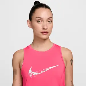 Damski wzorzysty tank top Nike One Dri-FIT image-4