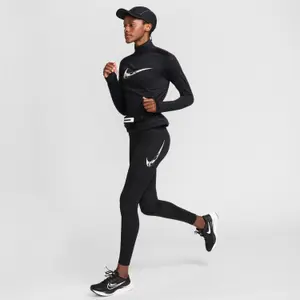 Women's 7/8 mid-rise leggings with pockets Nike Fast Swoosh | Foot