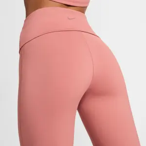 Hose mit hoher Taille, faltbar, Damen Nike One Dri-FIT image-6