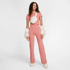 Hose mit hoher Taille, faltbar, Damen Nike One Dri-FIT image-1