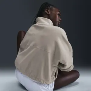Oversized women's half-zip fleece Nike One image-3