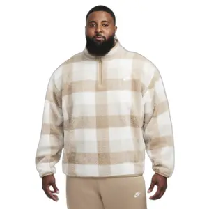 Fleece med 1/2 dragkedja Nike Club image-1