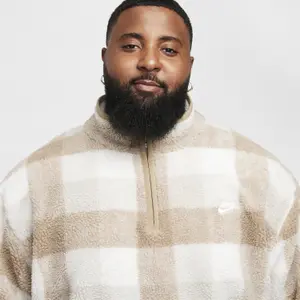 Fleece med 1/2 dragkedja Nike Club image-6