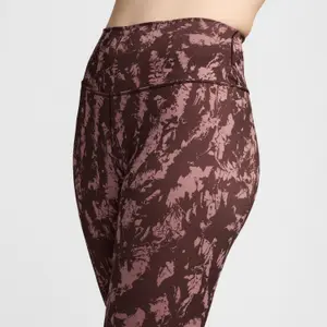 Bedruckte 7/8-Leggings mit hoher Taille, Damen Nike One image-4