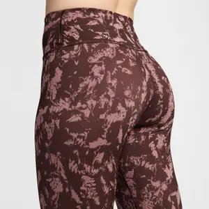 Bedruckte 7/8-Leggings mit hoher Taille, Damen Nike One image-5