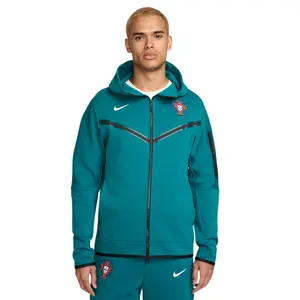 Casaco impermeável com capuz zipado Portugal Tech Fleece Euro 2024 image-0
