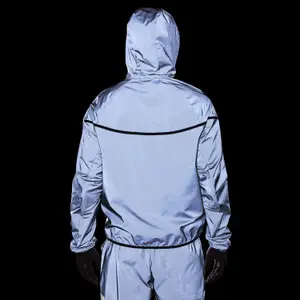 Reflective waterproof jacket Nike Tech image-4
