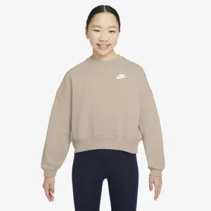 Sweatshirt för flickor Nike Club Fleece image-1