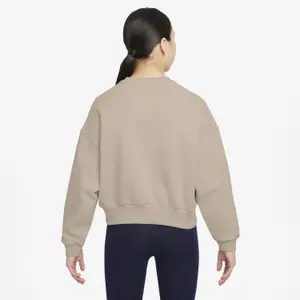 Sweatshirt för flickor Nike Club Fleece image-3