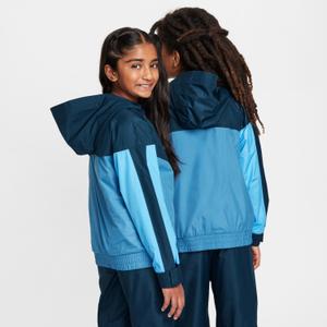 Chaqueta con capucha infantil Nike Windrunner Easy On image-4
