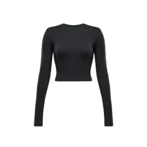 Camiseta crop de manga larga para mujer Nike Chill image-0