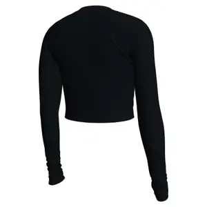 Camiseta crop de manga larga para mujer Nike Chill image-3