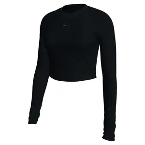 Camiseta crop de manga larga para mujer Nike Chill image-2