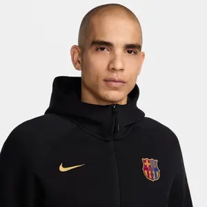 Giacca sportiva in pile tecnico con cappuccio e zip FC Barcelone 2024/25 image-2