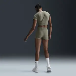 Calças de ciclista de altura média com estampado para mulher Nike Pro Dri-FIT image-0