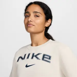 Sweatshirt mit Rundhalsausschnitt und Logo, Damen Nike Phoenix Fleece image-4