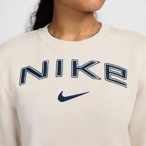 Sweatshirt mit Rundhalsausschnitt und Logo, Damen Nike Phoenix Fleece image-6