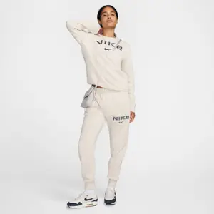 Sweatshirt mit Rundhalsausschnitt und Logo, Damen Nike Phoenix Fleece image-2