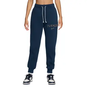 Halbhohe Jogginghose mit Logo Damen Nike Phoenix Fleece image-1