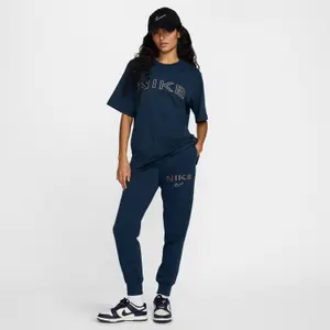 Halbhohe Jogginghose mit Logo Damen Nike Phoenix Fleece image-2