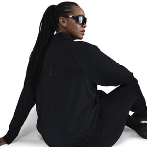 Maillot de manga larga con media cremallera para mujer Nike dri-fit image-4