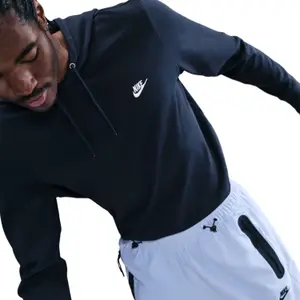 Knitted hooded sweatshirt Nike Club image-3