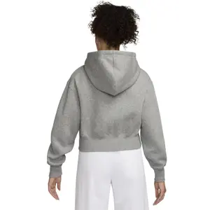 Kort og løs hættetrøje med lynlås til kvinder Nike Phoenix image-1