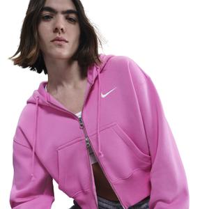 Sweatshirt com capuz, curto e largo para mulher Nike Phoenix image-3