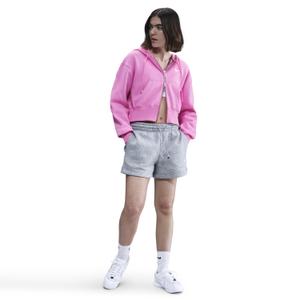 Sweatshirt com capuz, curto e largo para mulher Nike Phoenix image-1