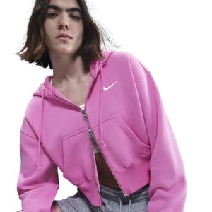 Sweatshirt com capuz, curto e largo para mulher Nike Phoenix image-5