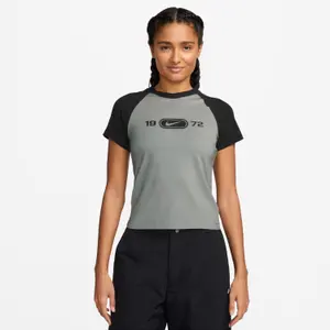 Camiseta de punto relajante para mujer Nike image-0