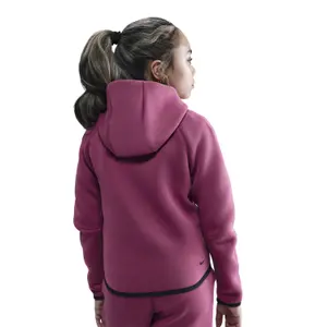 Mädchen-Trainingsjacke mit Kapuze Nike Tech Fleece image-2