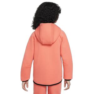 Huvtröja med dragkedja för flickor Nike Tech Fleece image-1