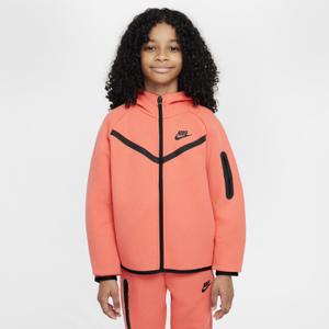 Huvtröja med dragkedja för flickor Nike Tech Fleece image-2