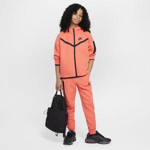 Huvtröja med dragkedja för flickor Nike Tech Fleece image-6