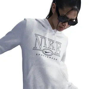 Hoodie Damen Nike Club Fleece image-6