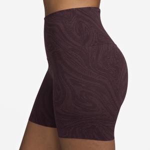 Pantalones cortos de cintura alta para mujer Nike Zenvy image-2