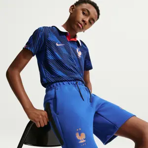 Short enfant France Tech Fleece Coupe du Monde 2026 image-3