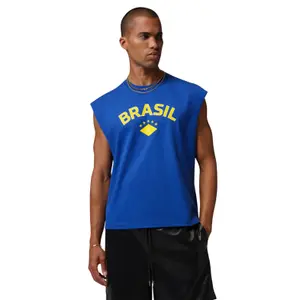 T-shirt sem mangas Brasil Coupe du monde 2026