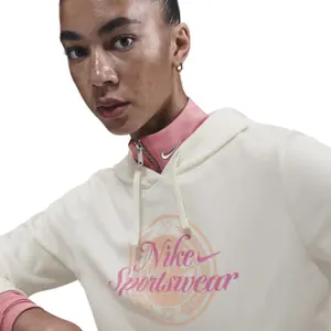 Hoodie Damen Nike Club image-5