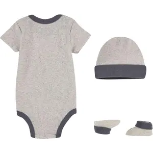 Zestaw body+skarpetki+czepek z logo dla chłopca Nike Futura image-1