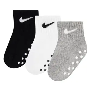 Chaussettes bébé garçon Nike Core Swoosh Gripper (x3) image-1