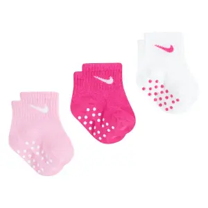 Skarpetki dla dziewczynek Nike Core Swoosh Gripper (x3) image-0