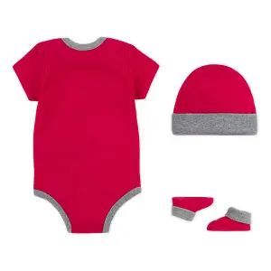 Ensemble de barboteuse + bonnet + chaussons bébé fille Nike NHN Furura Logo image-1