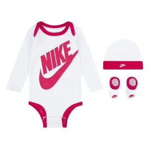 Ensemble 3 pièces bébé fille Nike Futura Logo image-0