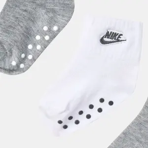 Sokken voor babyjongens Nike Core Futura Gripper (x3) image-1